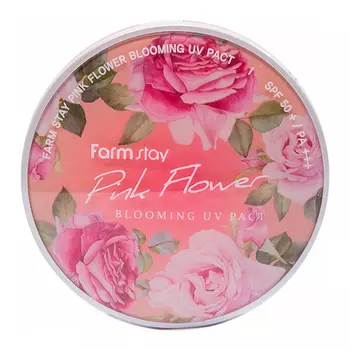 FarmStay Pink Flower Blooming UV Pact SPF50+ PA+++ #21