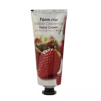 FarmStay Visible Difference Hand Cream Strawberry