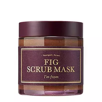 I'm From Fig Scrub Mask