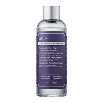 Нейтральный тонер без добавления отдушек Klairs Supple Unscented Toner