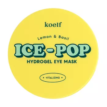 KOELF Lemon &amp; Basil Ice-pop Hydrogel Eye Mask