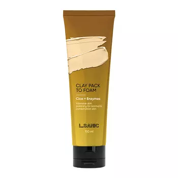 L.Sanic Cica & Enzymes Clay Pack to Foam