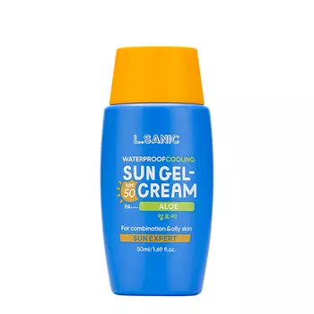 L.Sanic Sun Expert Aloe Waterproof Cooling Sun Gel-Cream SPF 50/PA++++