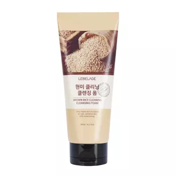 Пенка для умывания с экстрактом коричневого риса LEBELAGE Brown Rice Cleaning Cleansing Foam