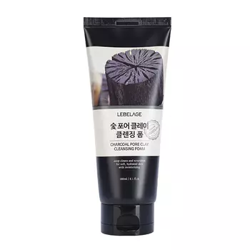 LEBELAGE Charcoal Pore Clay Cleansing Foam