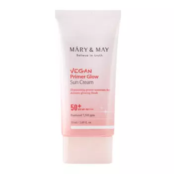 Mary&May Vegan Primer Glow Sun Cream SPF50+ PA++++