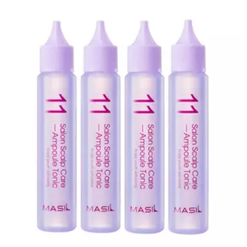 Освежающий ампульный тоник для кожи головы (4 шт) Masil 11 Salon Scalp Care Ampoule Tonic