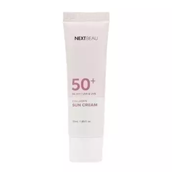 Солнцезащитный крем с коллагеном и пептидами SPF 50+ PA++++ NEXTBEAU Collagen Sun Cream SPF 50+ PA++++