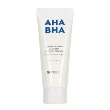 NEXTBEAU Wish Planner AHA/BHA Foam Cleanser