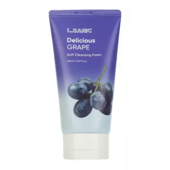 L.Sanic Delicious Grape Soft Cleansing Foam