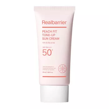 Real Barrier Peach Fit Tone-Up Sun Cream SPF50+ PA++++