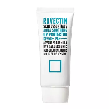 Увлажняющий солнцезащитный крем SPF50+ PA++++ Rovectin Skin Essentials Aqua Soothing UV Protector SPF50+ PA++++