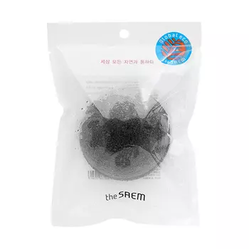 The Saem 100% Charcoal Jelly Cleansing Puff