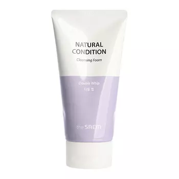 Очищающая пенка для лица, 150 мл The Saem Natural Condition Double Whip Cleansing Foam