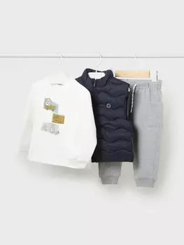 Джемпер+брюки+жилет