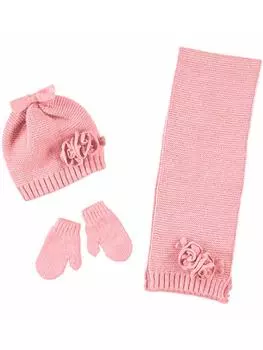 Шапка+шарф+варежки