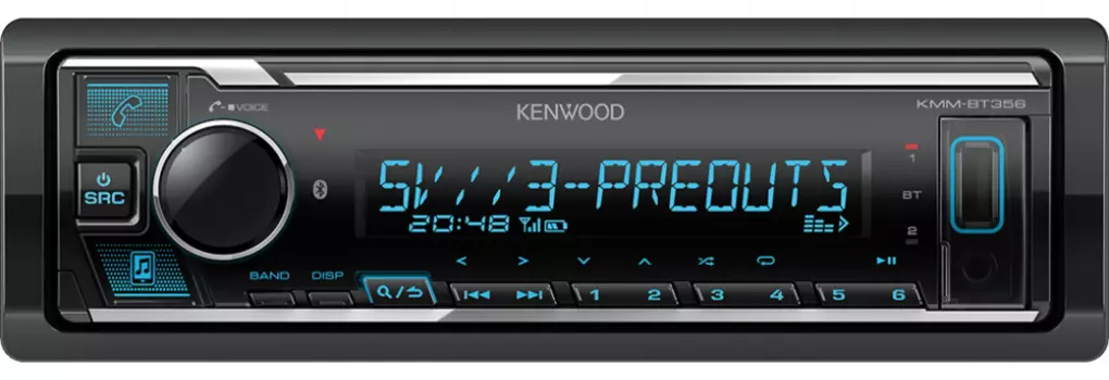 Автомагнитола Kenwood KMM-BT356