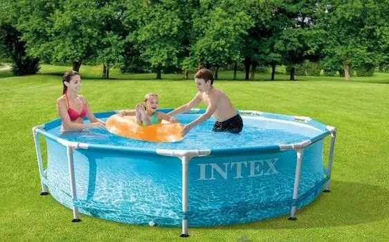 Бассейн каркасный Intex Metal Frame Beachside 305х305х76см [28206]