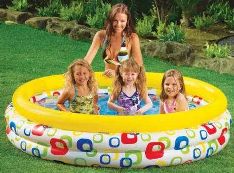 Бассейн надувной Intex Геометрия 58449, 168х41 см