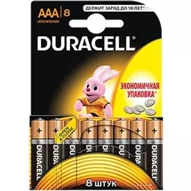 Батарея Duracell LR03-8BL Basic AAA 8шт