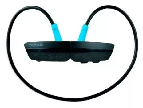 Бесповодная гарнитура Microlab T967BT черно-синяя