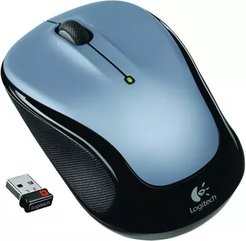 Беспроводная мышь Logitech M325 (910-002334) серебристый/черный