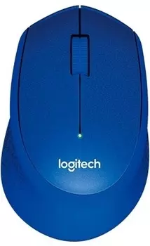 Мышь беспроводная Logitech M330 Silent Plus (910-004910) синяя