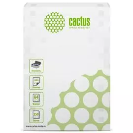 Бумага офисная Cactus CS-OP-A480250 A4, 80г/м2, белизна 153% , белая (250 листов)