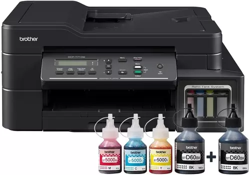 Цветное струйное МФУ Brother InkBenefit Plus DCP-T710W