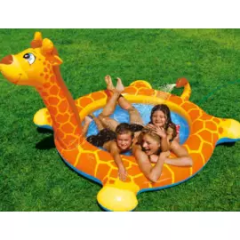 Детский надувной бассейн INTEX Giraffe Spray 208х165х122см [57434]