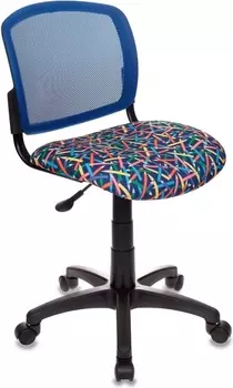 Детское кресло Бюрократ CH-296/PENCIL-BL синее