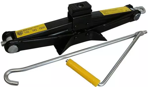 Домкрат винтовой механический BERGER Меркур BG1302 (1.8 т)