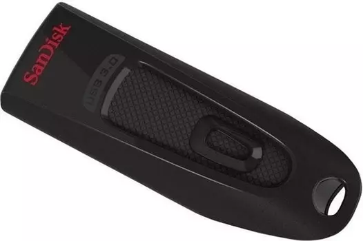 Флешка 128 Гб Sandisk Ultra (SDCZ48-128G-U46) USB 3.0 Type A, черно-красная