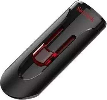 Флешка 256 Гб Sandisk Cruzer Glide (SDCZ600-256G-G35) USB 3.0 Type A, черно-красная