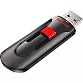 Флешка 32 Гб Sandisk Cruzer Glide (SDCZ60-032G-B35) USB 2.0 Type A, черно-красная