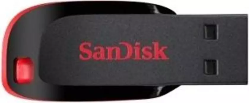Флешка 64 Гб SanDisk Cruzer Blade (SDCZ50-064G-B35) USB 2.0 Type A, красная
