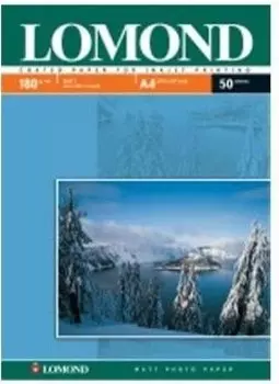 Фотобумага Lomond 0102063 10x15см/180г/м2/50л. матовая для струйной печати 720/1440dpi