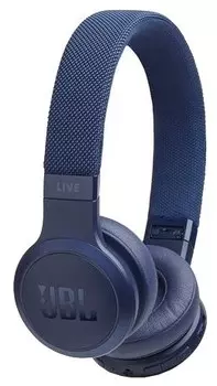 Гарнитура JBL LIVE 400 BT голубой