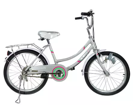 Городской велосипед Kaixin R-20 серебристый