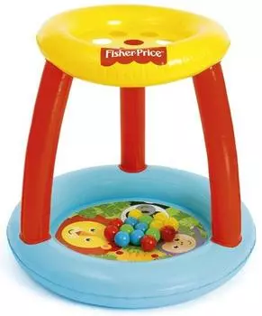 Игровой центр Bestway Зверюшки с 15 шариками, 89x89x84 см (93541)