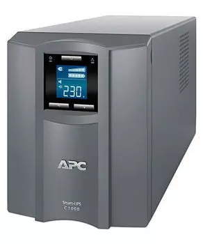 Источник бесперебойного питания APC Smart-UPS (SMC1000I-RS) серый