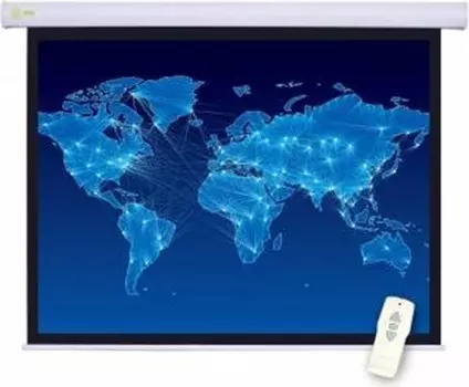 Экран Cactus 150x150см Motoscreen CS-PSM-150x150 1:1 настенно-потолочный рулонный белый (моторизирован)