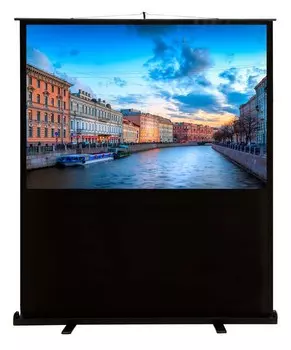 Экран напольный рулонный Cactus Floor Compact Expert (CS-PSFLCE-160X90) 16:9 90x160 см