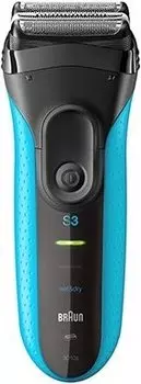 Электробритва Braun Series 3 ProSkin 3010s черный/голубой