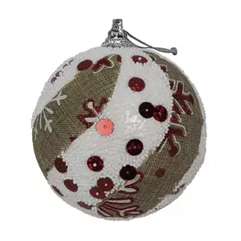 Ёлочная игрушка Jewel Night BC-512 8 см, 4 штуки