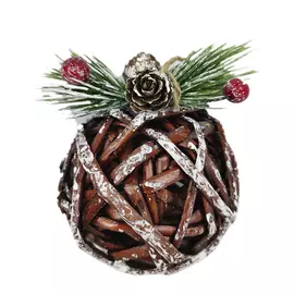 Ёлочная игрушка Jewel Night BC-513 8 см, 3 штуки