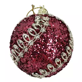 Ёлочная игрушка Jewel Night BC-579 8 см, 3 штуки