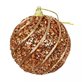 Ёлочная игрушка Jewel Night BC-584 8 см, 3 штуки