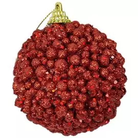 Ёлочная игрушка Jewel Night BC-593 8 см, 3 штуки