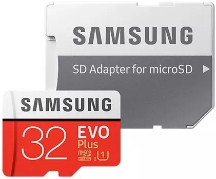 Карта памяти MicroSDHC 32 Гб Samsung EVO Plus (MB-MC32GA/RU) Class 10